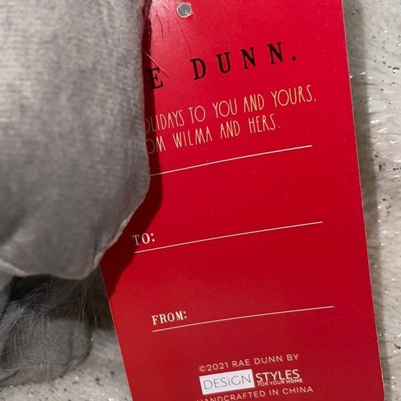 NWT BUNDLE of TWO Rae Dunn Christmas JOYFUL & MERRY Buffalo Check Gnomes - Picture 5 of 12